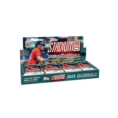 2023 topps stadium club baseball hobby box